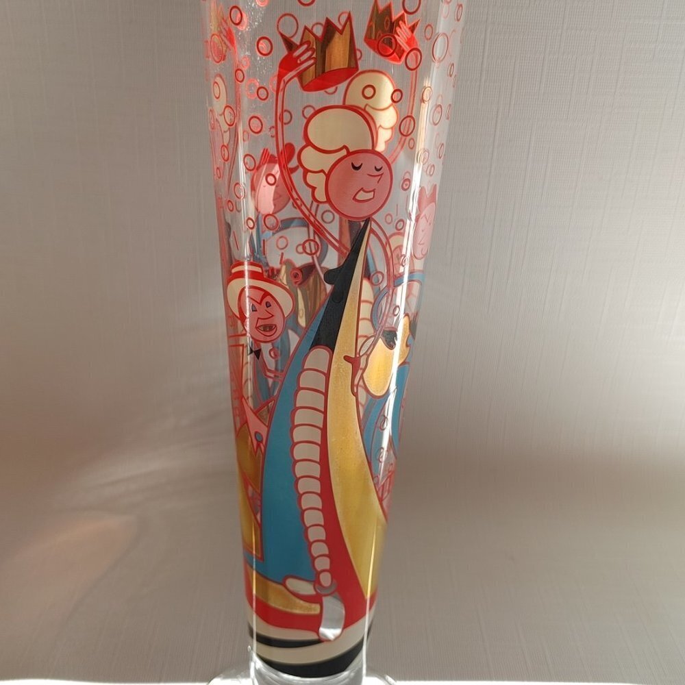 Ritzenhoff 10 inch Beer Glass Klaus Meinhardt 2001 JAZZ Music Guitar Party Vibes